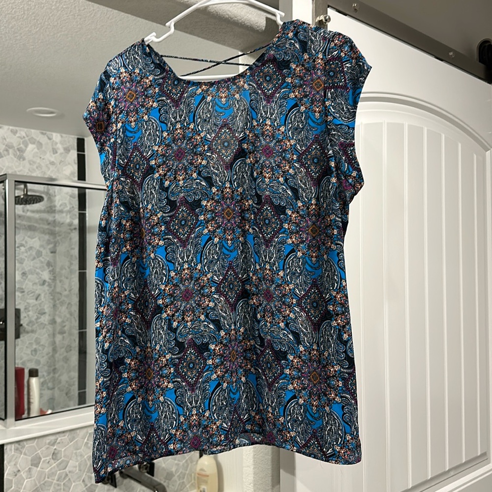 Geometric blouse
